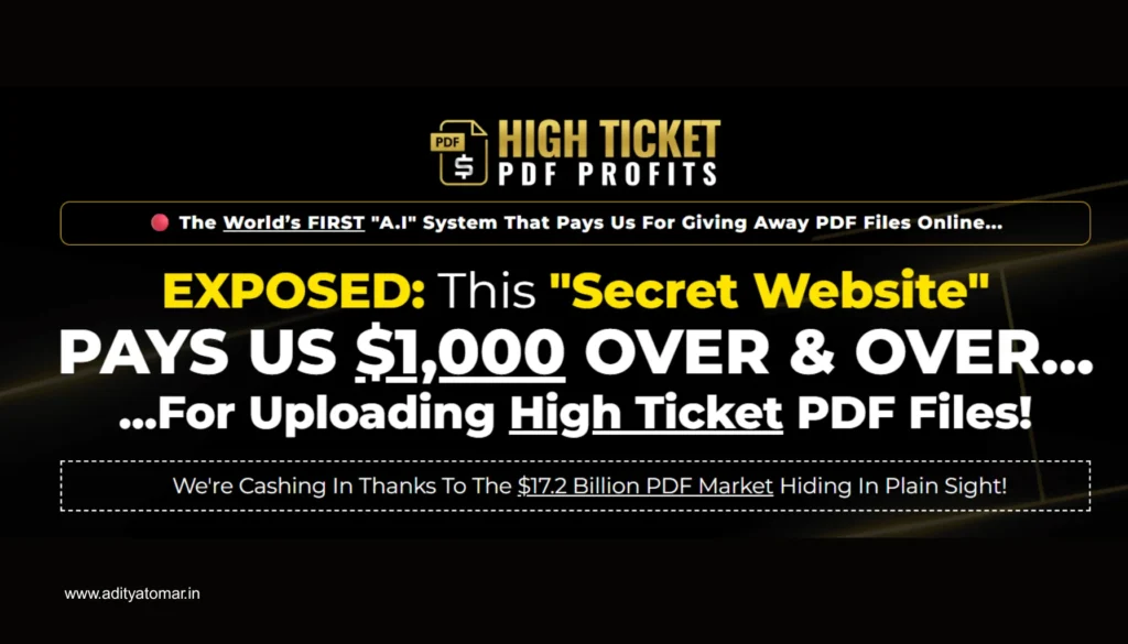 High Ticket PDF Profits