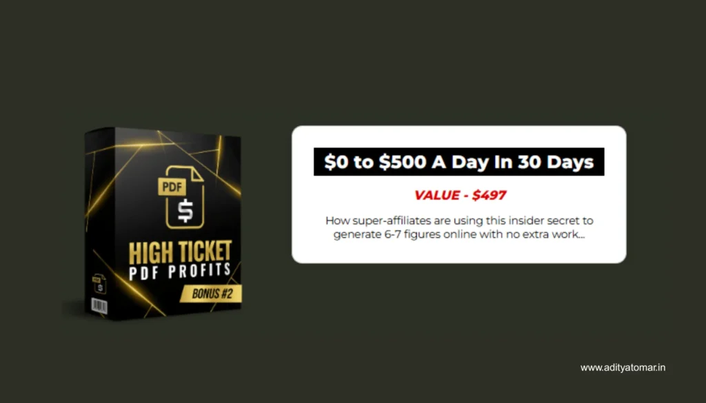 High Ticket PDF Profits