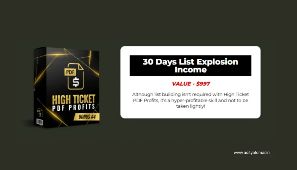 High Ticket PDF Profits