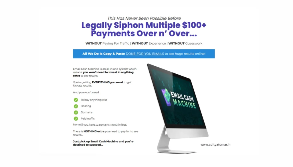 Email Cash Machine