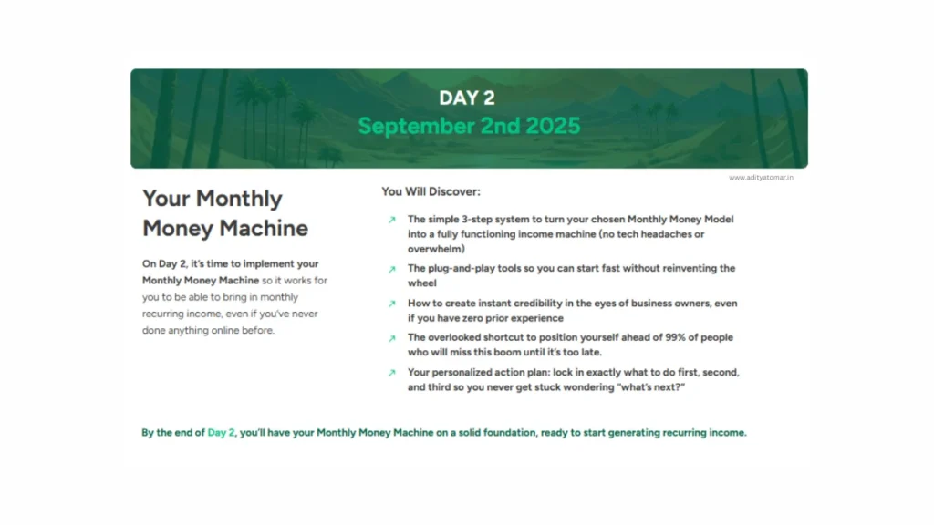Monthly Money Masterclass
