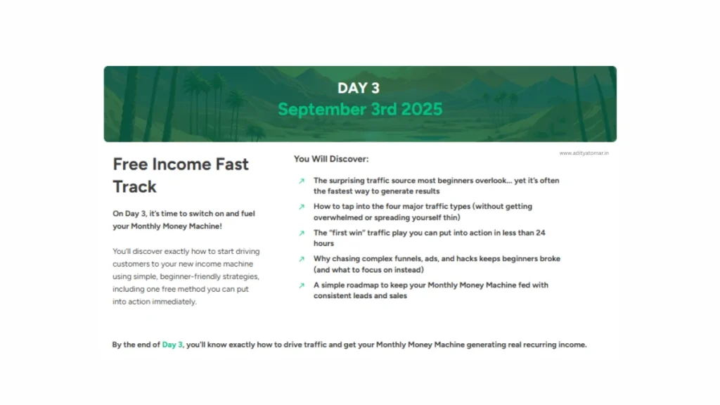 Monthly Money Masterclass