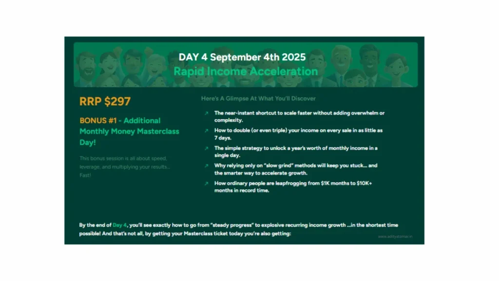 Monthly Money Masterclass