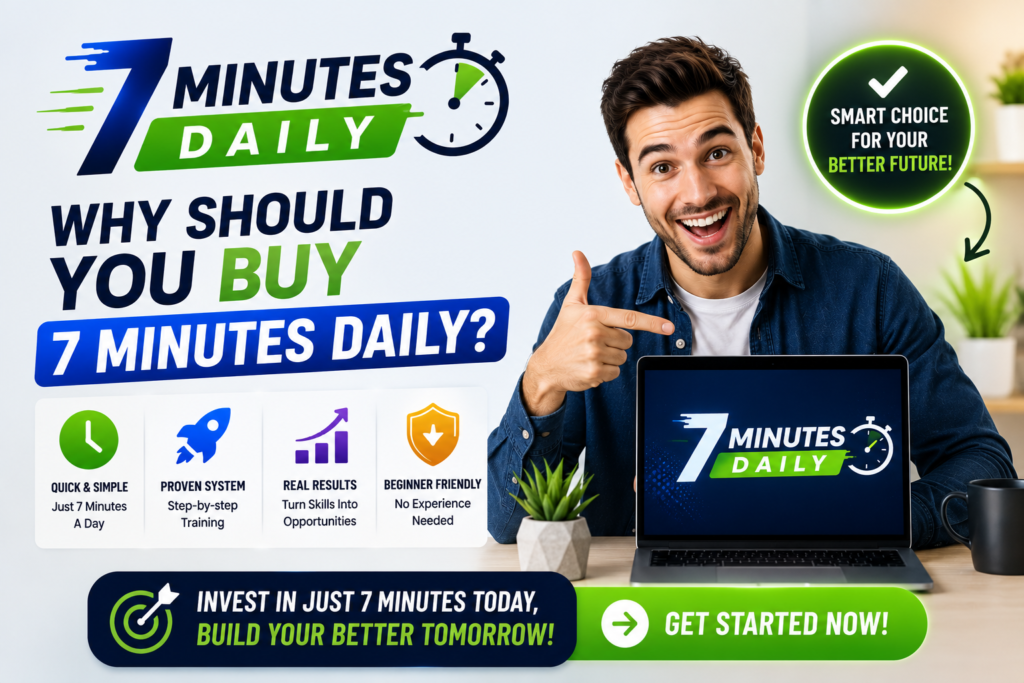 7 minutes daily for your better future